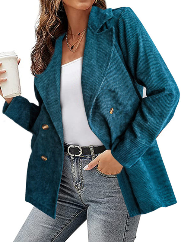 New style jacket solid color suit button coat